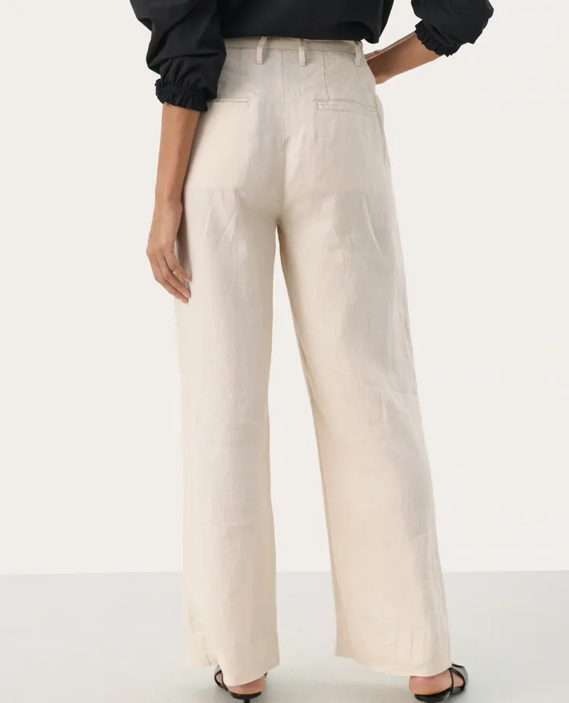 Part Two Nanati Linen French Oak Trousers