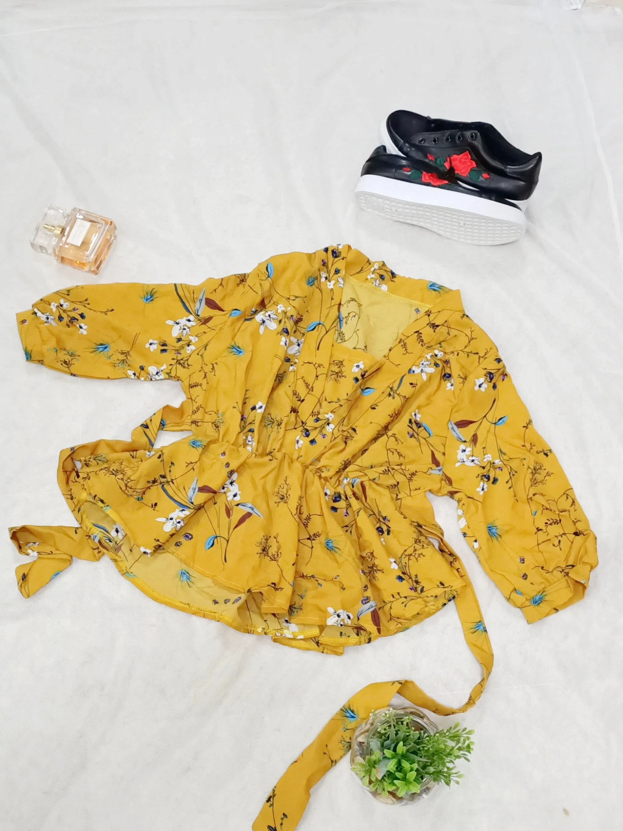 Peplum Floral Tops - Grace