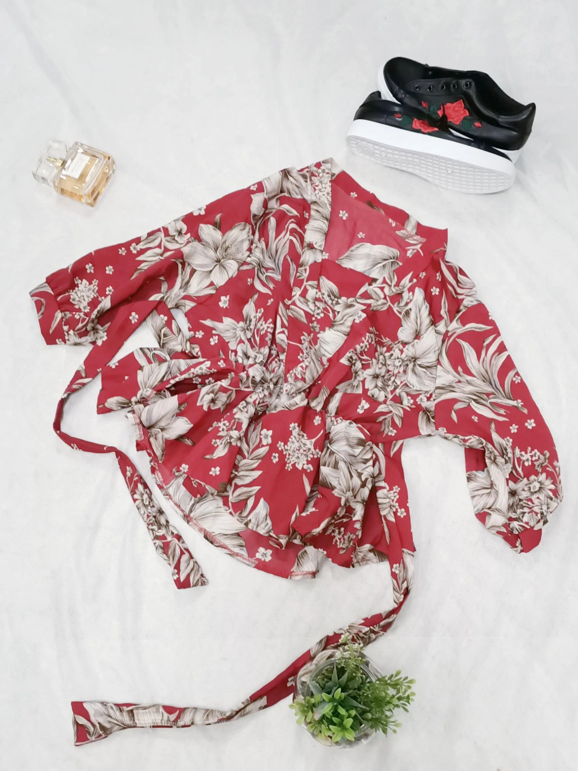 Peplum Floral Tops - Grace