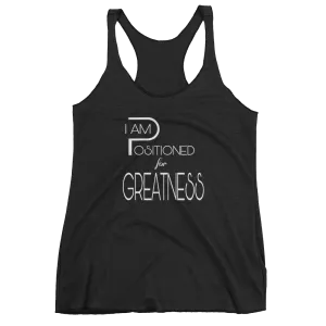 Positioned for Greatness Ladies Racerback Tanks