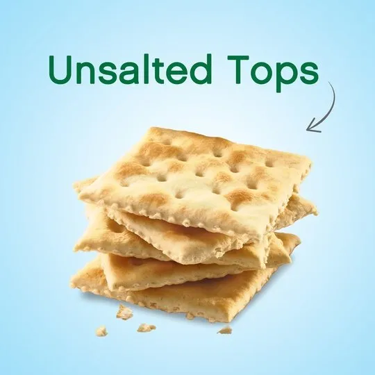 Premium Unsalted Tops Saltine Crackers, 16 oz