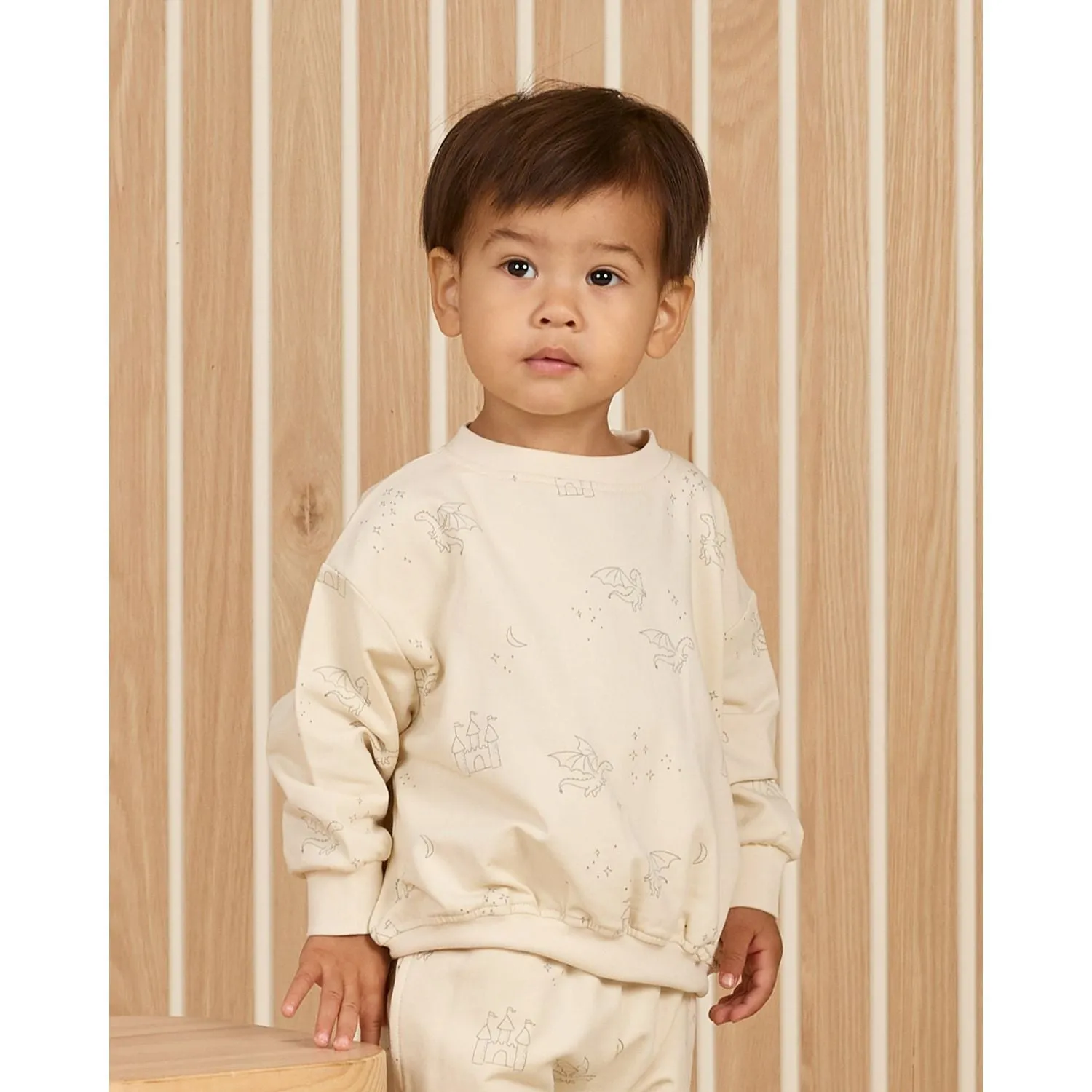 Quincy Mae Relaxed Sweatshirt - Dragons