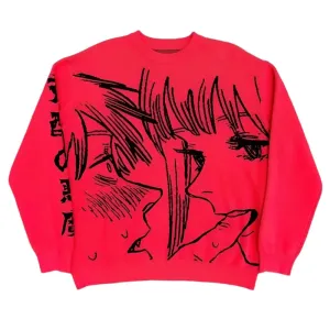 "CONTROL FREAK" - Makima   Denji - Chainsaw Man Anime Sweater