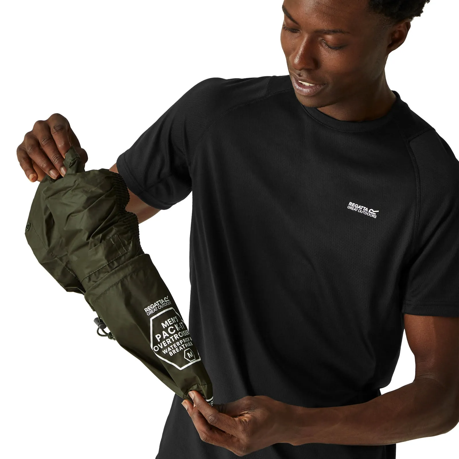Regatta Mens Pack It Walking Waterproof Overtrousers