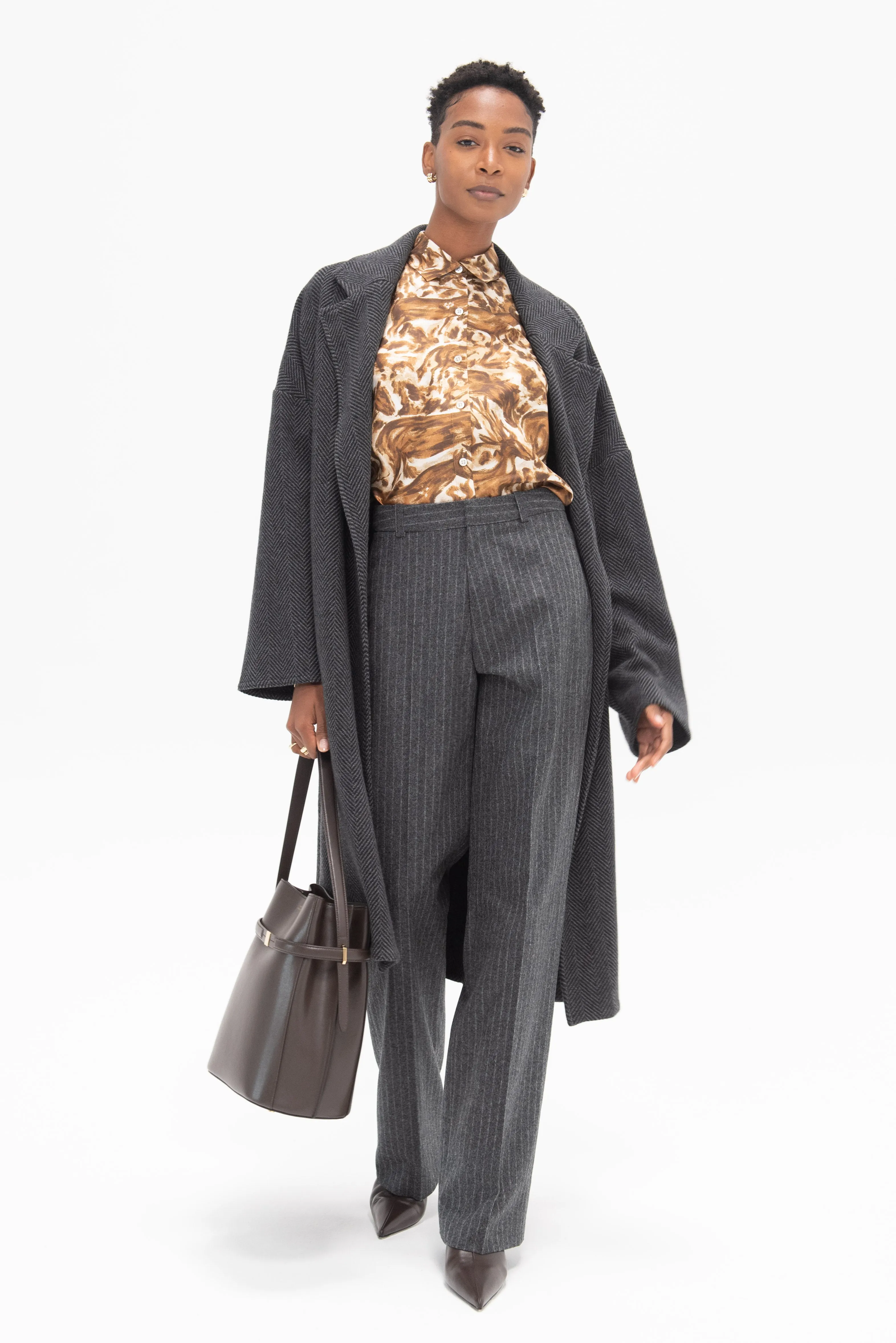 Relaxed Shirt, Brown