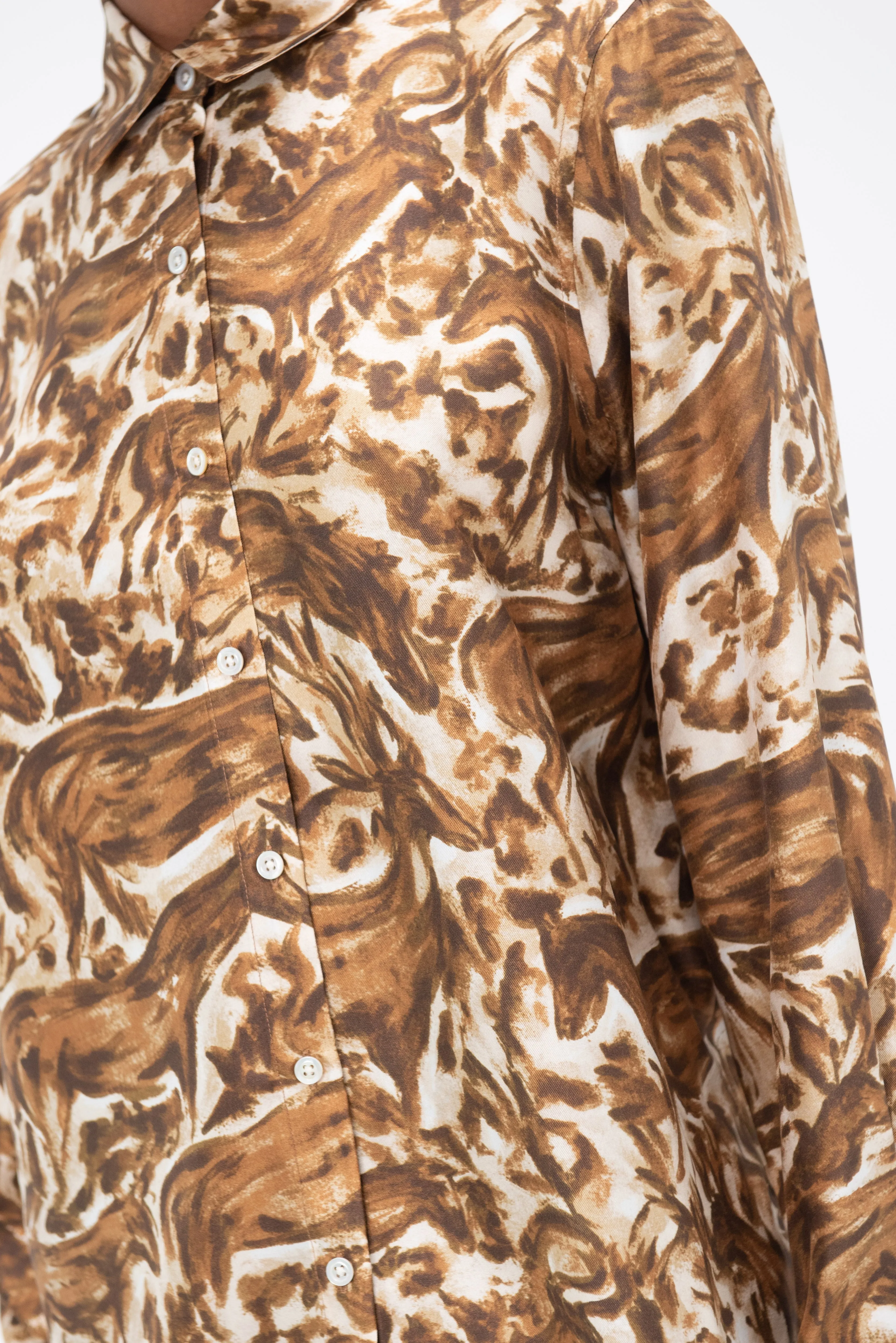 Relaxed Shirt, Brown