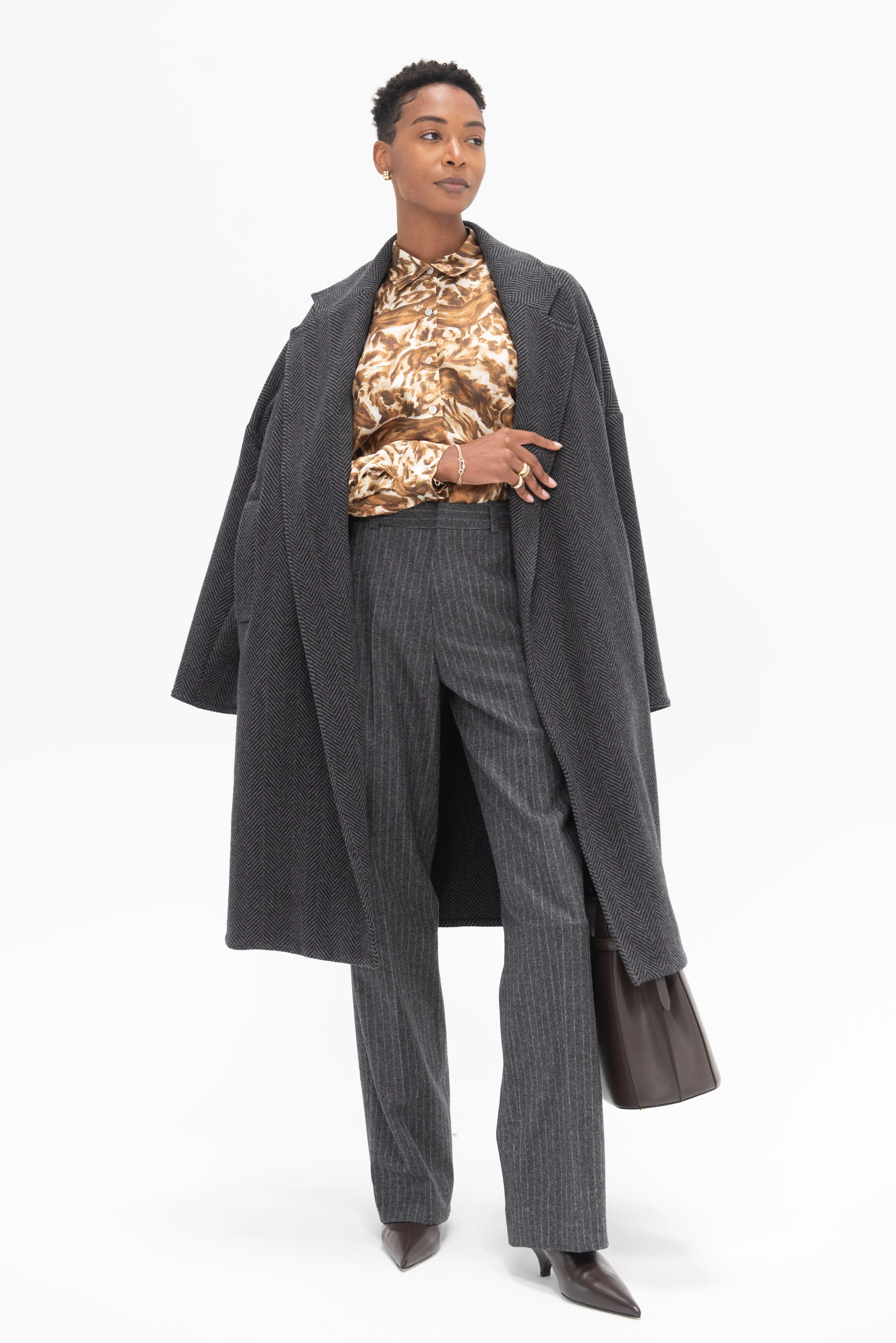 Relaxed Shirt, Brown