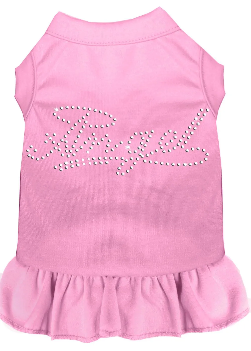 Rhinestone Angel Dress Light Pink Med (12)
