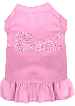 Rhinestone Angel Dress Light Pink Med (12)