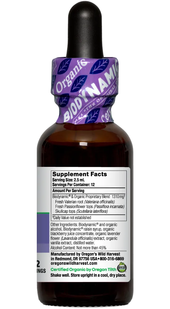 SawLogs™, Biodynamic Herbal Tonic 1 oz