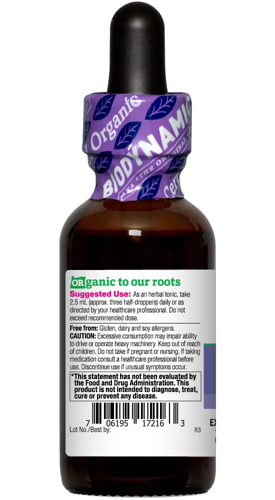 SawLogs™, Biodynamic Herbal Tonic 1 oz