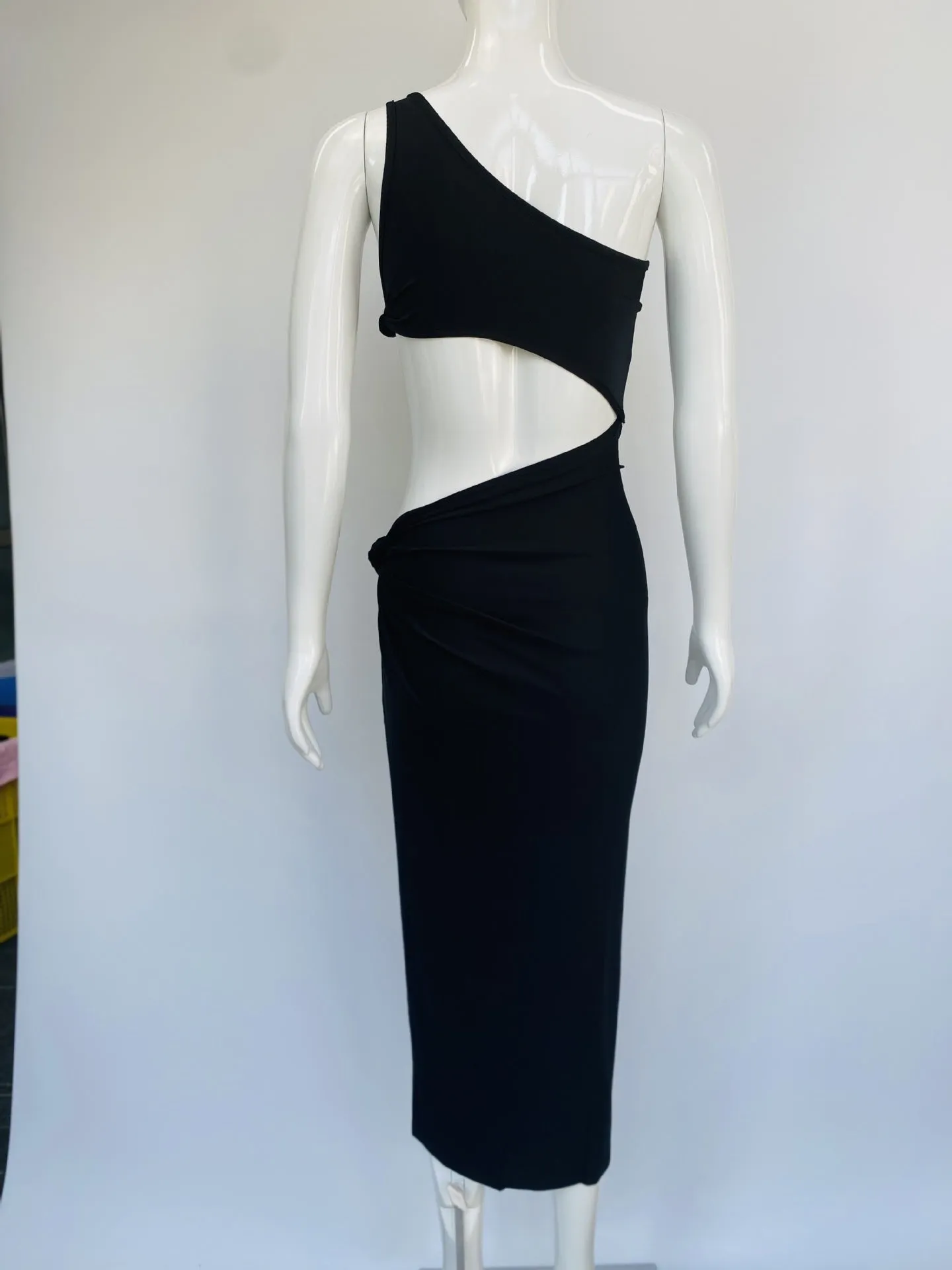 Sexy Cut Out Slits Halter Dress