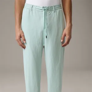 Strellson  Linen mix cloth trousers Saturn, mint