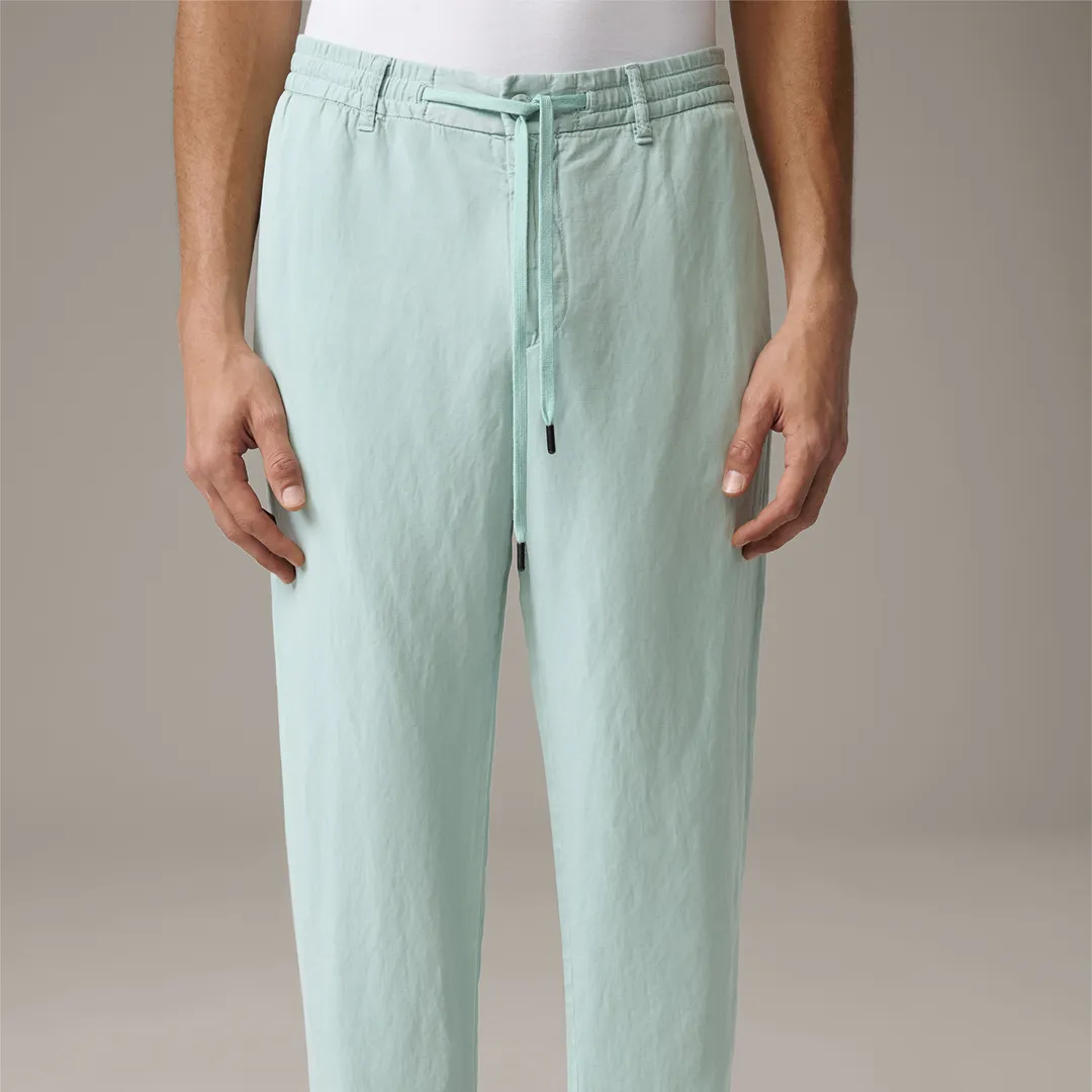 Strellson  Linen mix cloth trousers Saturn, mint
