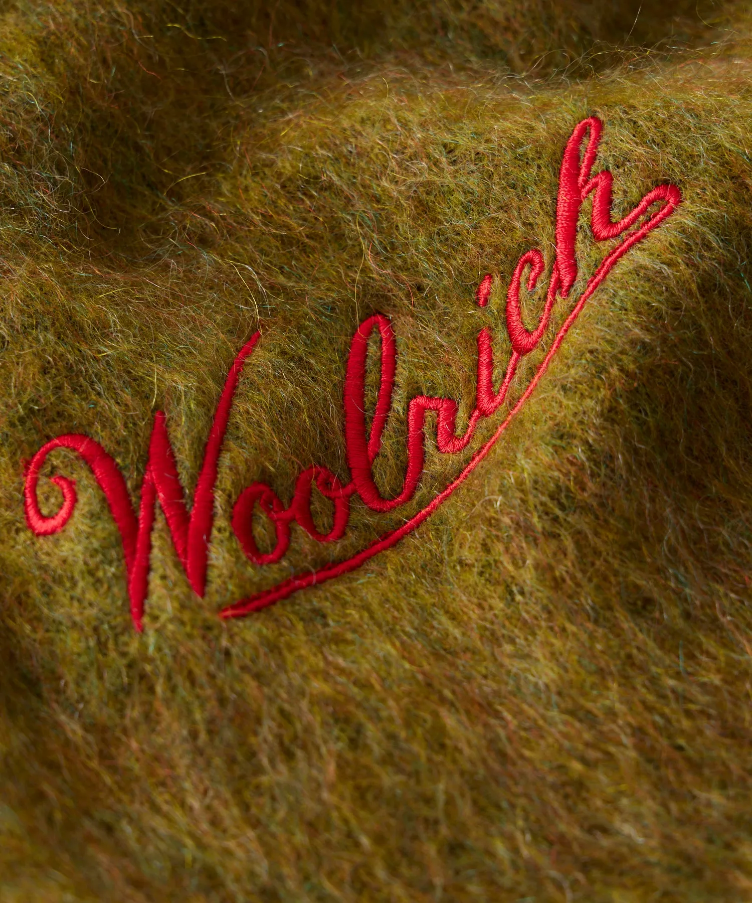 Todd Snyder X Woolrich Chevron Mohair Crewneck