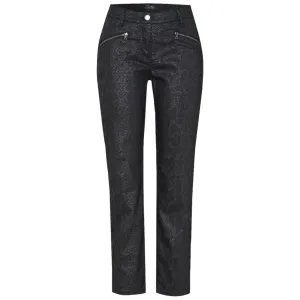 TONI Perfect Shape Skinny Zip Jeans Black