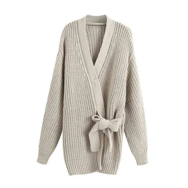 V Neck Wrap Cardigan For Women