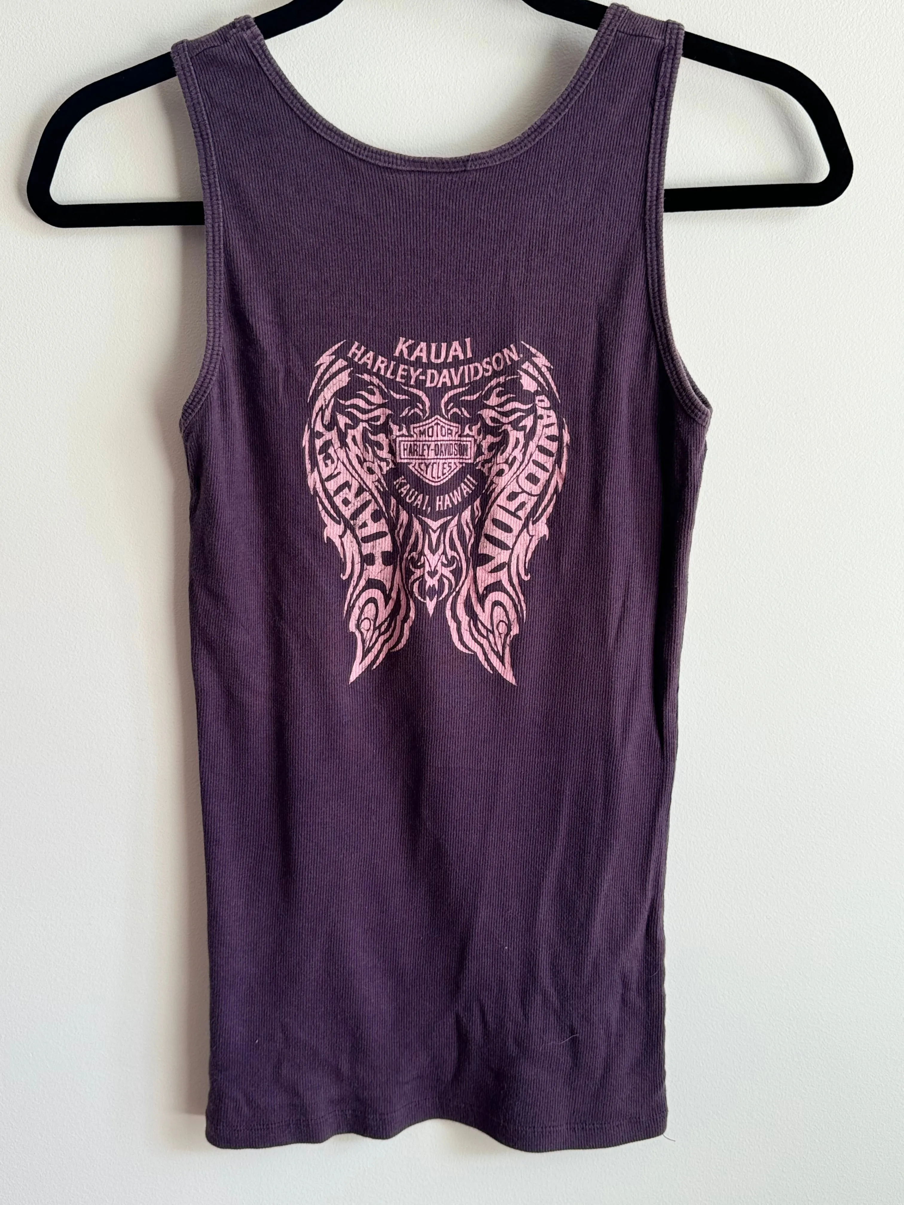 Vintage Harley Davidson Tank Purple Top