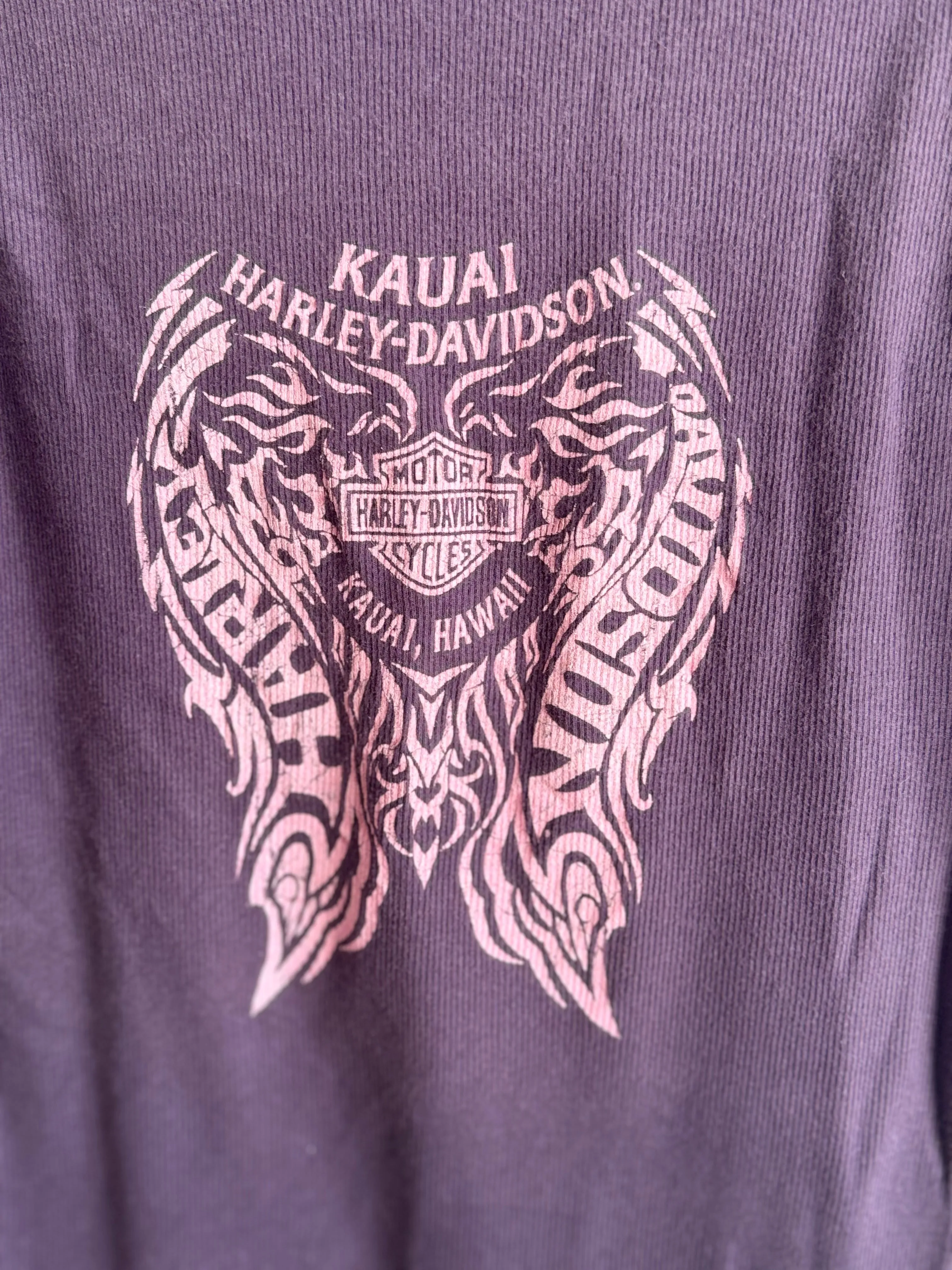 Vintage Harley Davidson Tank Purple Top