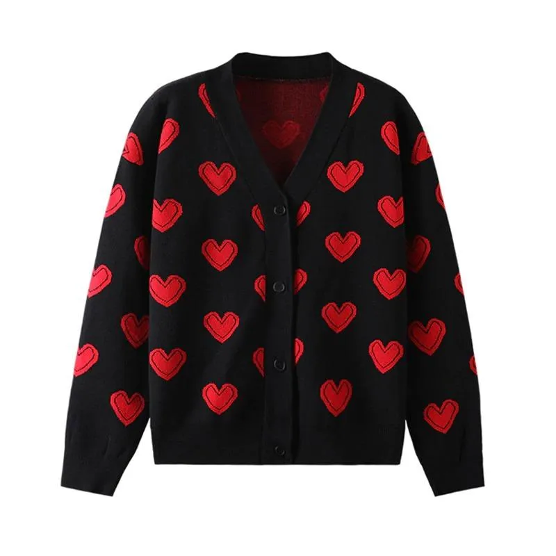 Warm and Comfy Be My Valentine Cardigan Top
