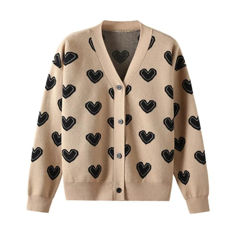 Warm and Comfy Be My Valentine Cardigan Top