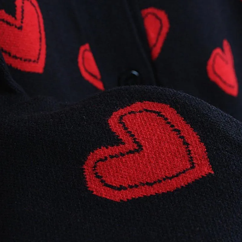 Warm and Comfy Be My Valentine Cardigan Top