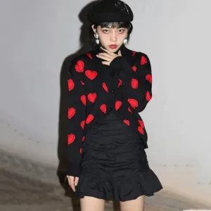 Warm and Comfy Be My Valentine Cardigan Top