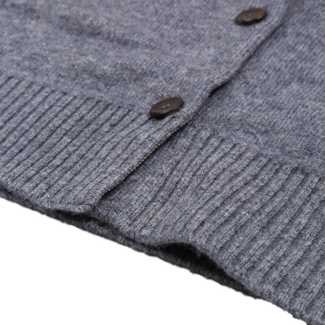 Women's 100% Wool Button Down Sweaters Cardigan