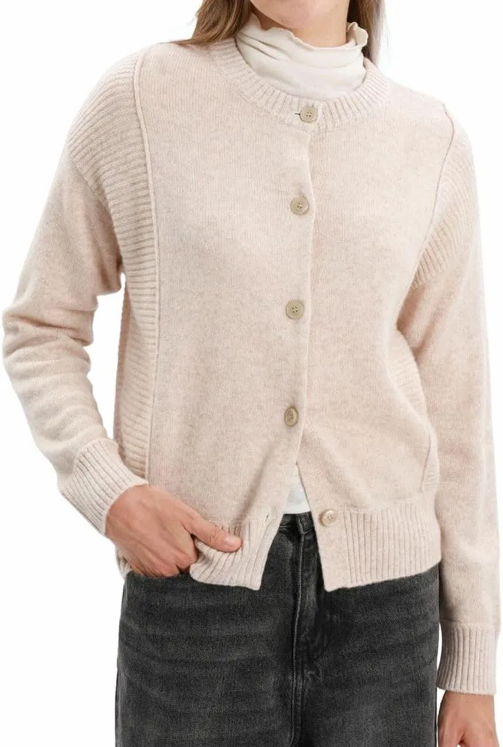 Women's 100% Wool Button Down Sweaters Cardigan